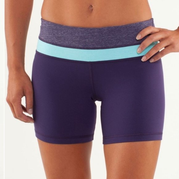 LULULEMON Groove Shorts Dense Purple Sz.4 - Picture 2 of 8